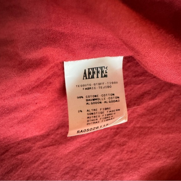 Moschino Red Velvet Classic 2 Button Blazer Notched Lapel Womens Size 10 - Picture 13 of 15